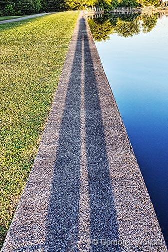 Really Long Shadow_24932.jpg - Photographed along the Rideau Canal Waterway at Smiths Falls, Ontario, Canada.